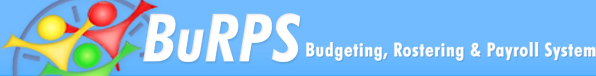 BuRPS - Budgeting Rostering & Payroll System
